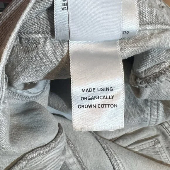 AGOLDE Anthropologie 31/12 Cooper Cargo Jeans high rise straight organic cotton - Picture 15 of 15